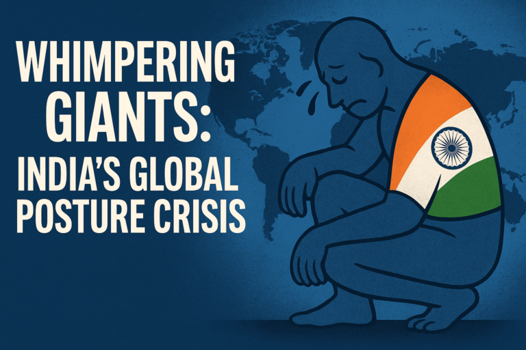 WHIMPERING GIANTS: INDIA’S GLOBAL POSTURE CRISIS