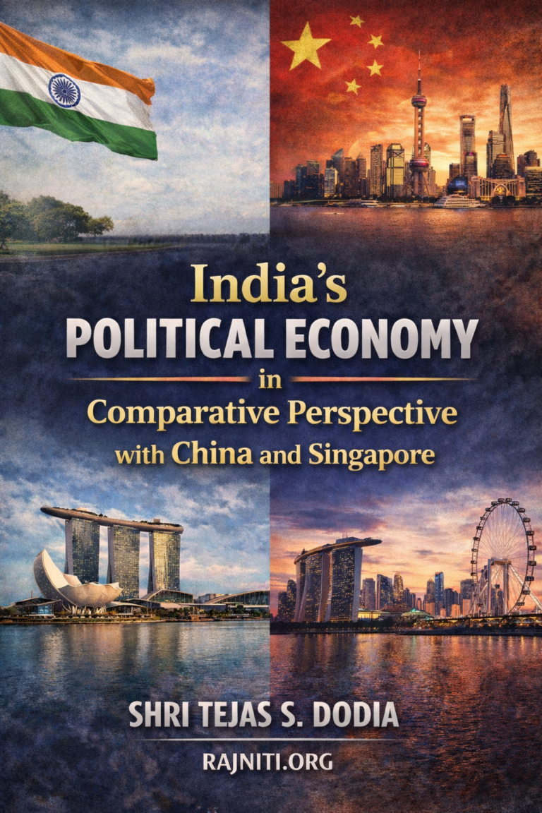 INDIA’S POLITICAL ECONOMY IN COMPARATIVE PERSPECTIVE WITH CHINA AND SINGAPORE.