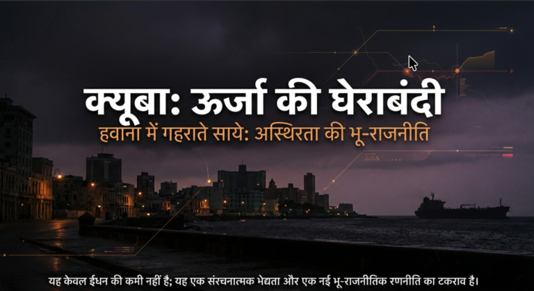 क्यूबा संकट: ईंधन अवरोध, आर्थिक अवसाद और भू-राजनीतिक दबाव